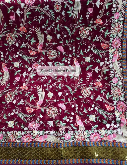 ParsiGara Embroidered Shawl (all season) - Image 3