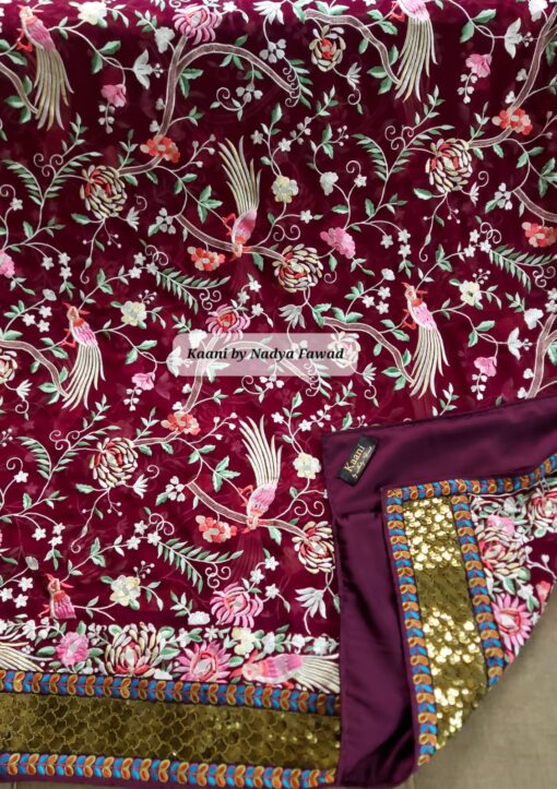 ParsiGara Embroidered Shawl (all season)