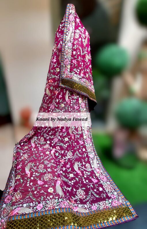 ParsiGara Embroidered Shawl (all season) - Image 4