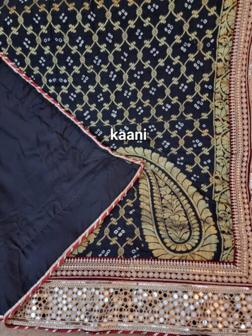 Chunri Jamawar Black And Maroon (Royal BM 231) - Image 4