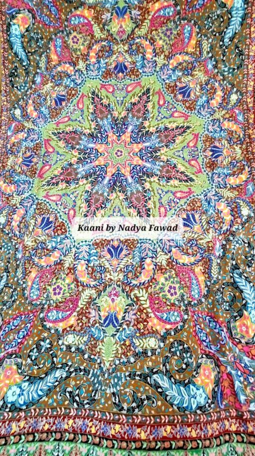 KalamKar Pashtoosh Handmade Shawl (A75) - Image 2