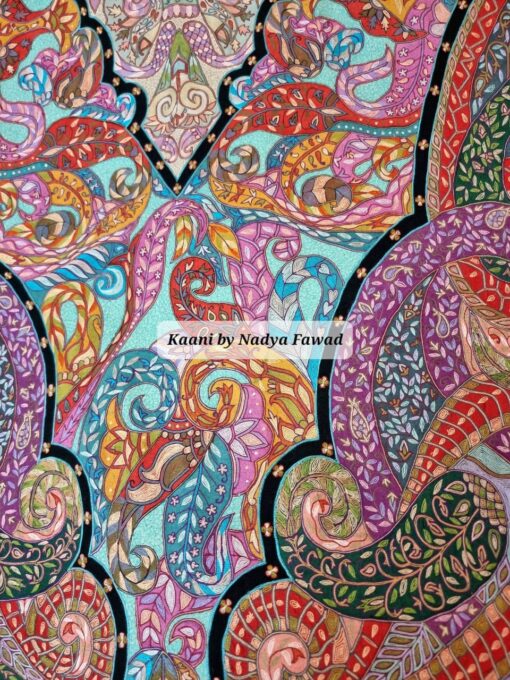 KalamKar Pashtoosh Handmade Shawl (A95) - Image 3