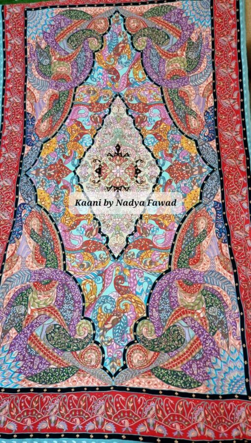 KalamKar Pashtoosh Handmade Shawl (A95) - Image 2