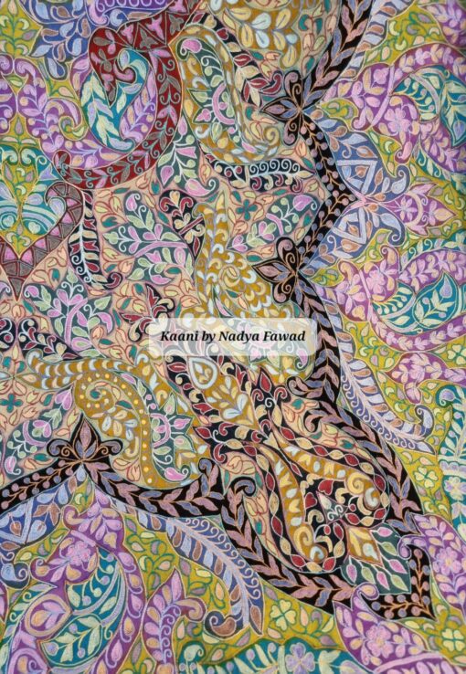 KalamKar Pashtoosh Handmade Shawl (A78) - Image 2