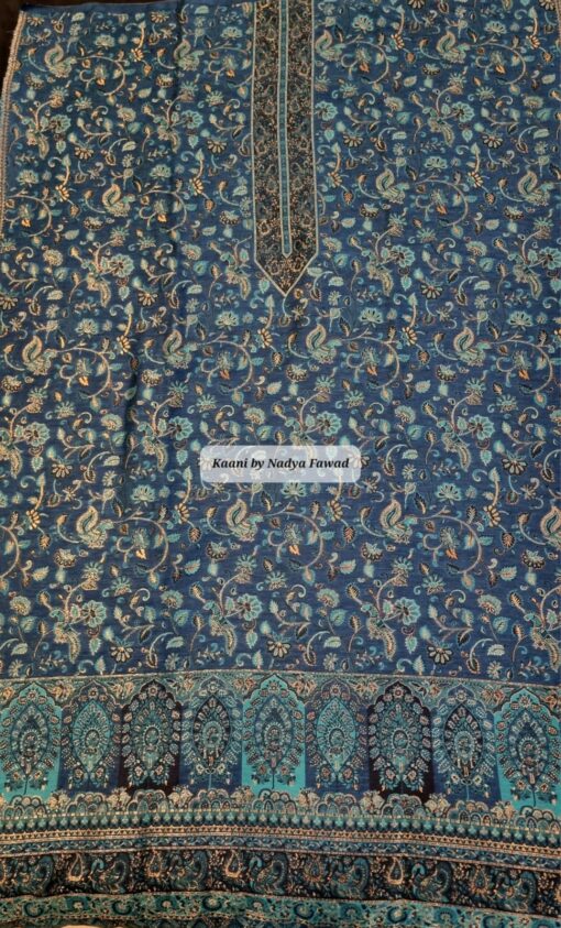 Kaani Handcrafted Silk Suit Firoze (all season) - Image 2