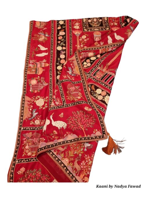 The Majestic Handmade KalamKar on RawSilk - Image 6