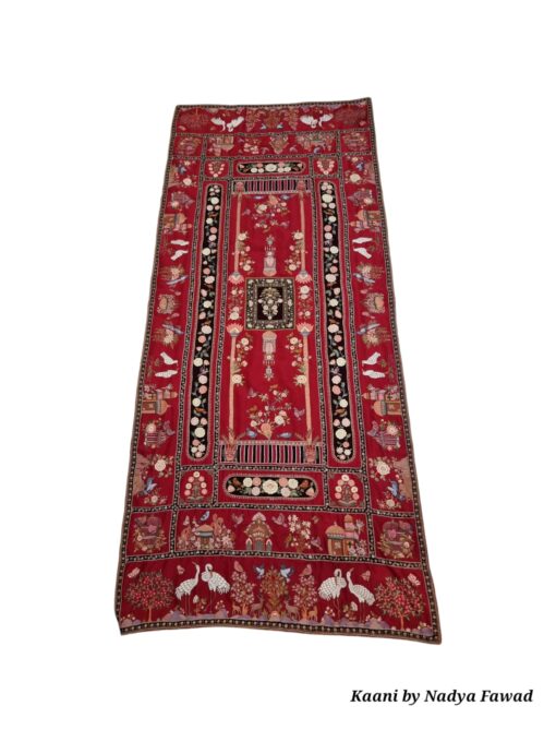 The Majestic Handmade KalamKar on RawSilk - Image 4