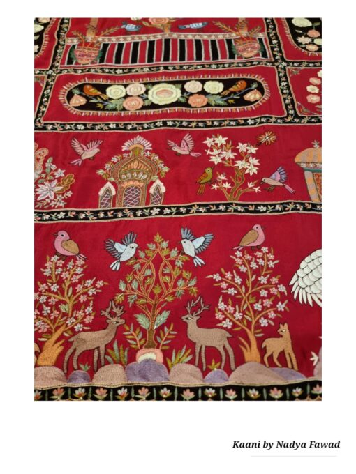 The Majestic Handmade KalamKar on RawSilk - Image 2