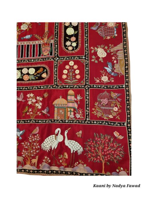 The Majestic Handmade KalamKar on RawSilk - Image 3