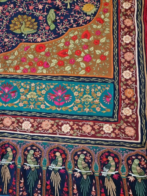 The Majestic Handmade KalamKar on RawSilk ( MorGah) - Image 5