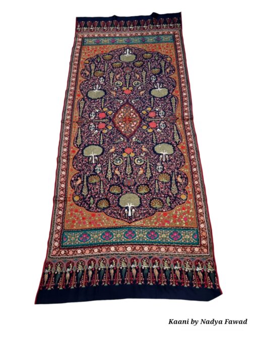 The Majestic Handmade KalamKar on RawSilk ( MorGah) - Image 2