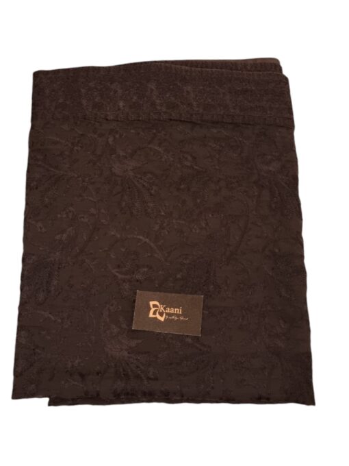 Black on Black MorGah Silk Shawl - Image 4