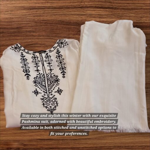 Pashmina Embroidered Suit (201) - Image 2