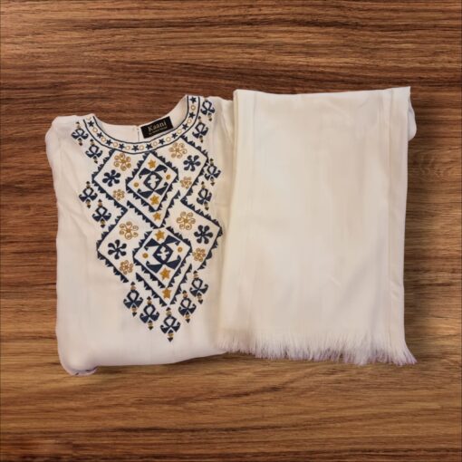 Pashmina Embroidered Suit (204) - Image 3