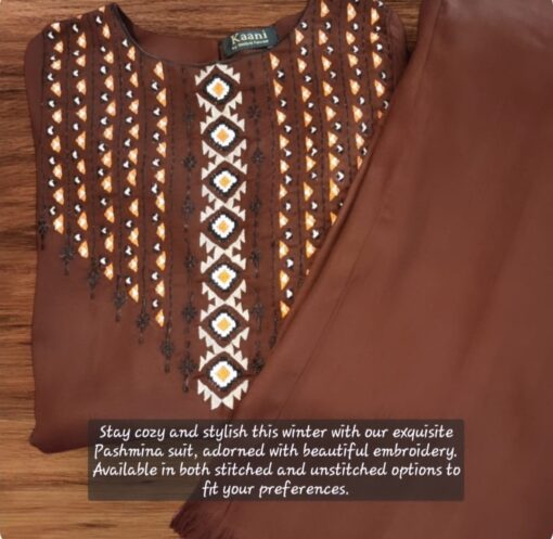 Pashmina Embroidered Suit (203)