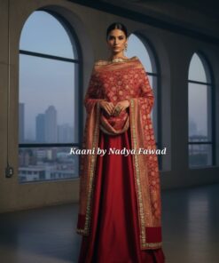 Pure Georgette Zari Shawl with Mukesh work